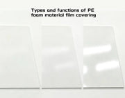 Types and functions of PE foam material film covering